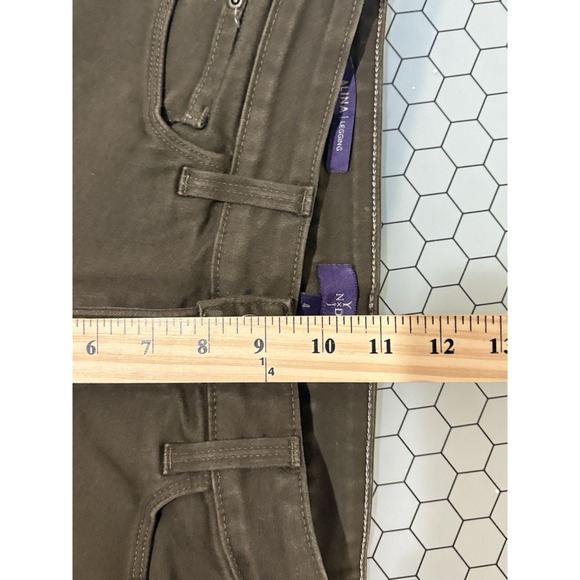 NYDJ WOMENS JEANS‎ SIZE 4 ALINA LEGGING OLIVE GREEN LIFT TUCK TECHNOLOGY - Picture 7 of 10
